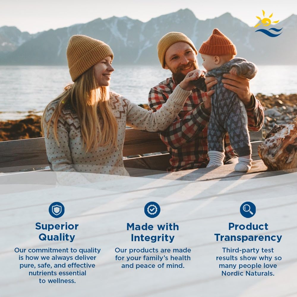 Nordic Naturals third-party tested seal signaling purity and freshness