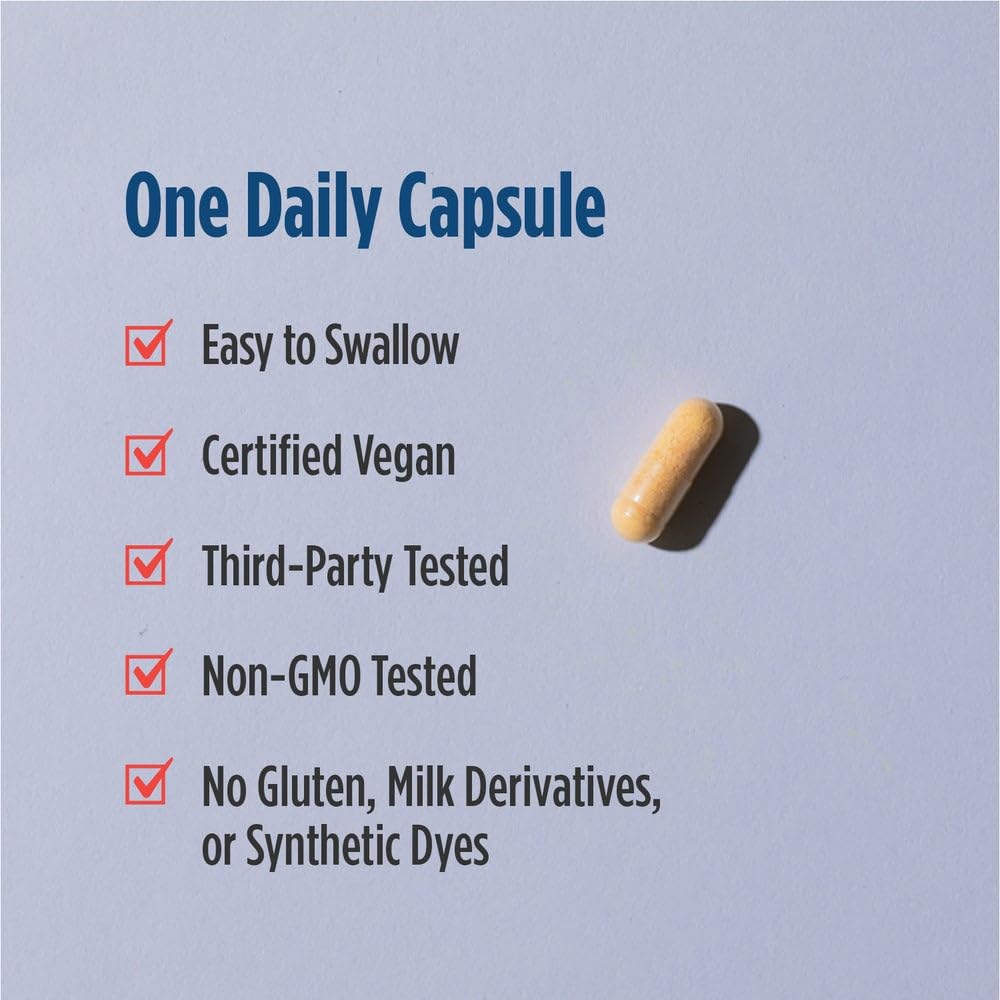 Dose measurement cap indicating accurate daily dosage for B Complex.