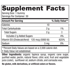 Close-up of Nordic Naturals gummy showing texture and vibrant passion fruit color