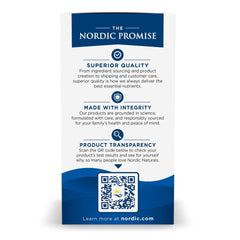 Nordic Naturals Women’s Multivitamin Extra Strength pouring shot suggests easy daily dosing.