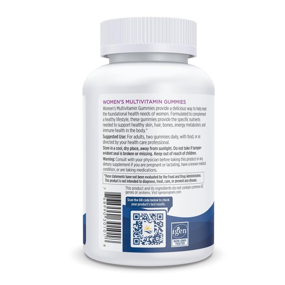 Vegetarian formula of Nordic Naturals Women's Multivitamin Gummies for balanced nutrition