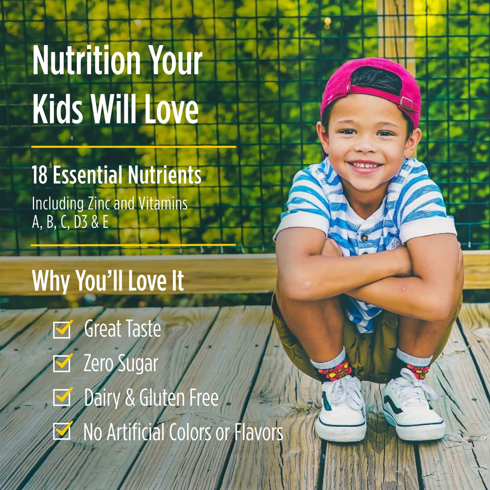 Nordic Naturals Zero Sugar Kids Multi Gummies product box with third-party purity testing.