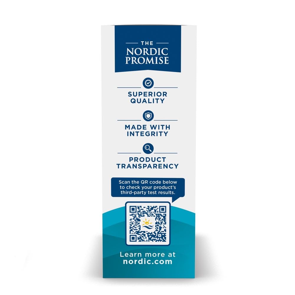 Label on Nordic Naturals showing 1200 mg omega-3 per serving for easy tracking