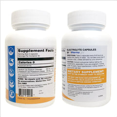 Close-up of NormaLyte capsules highlighting clean, sugar-free formula for active days.