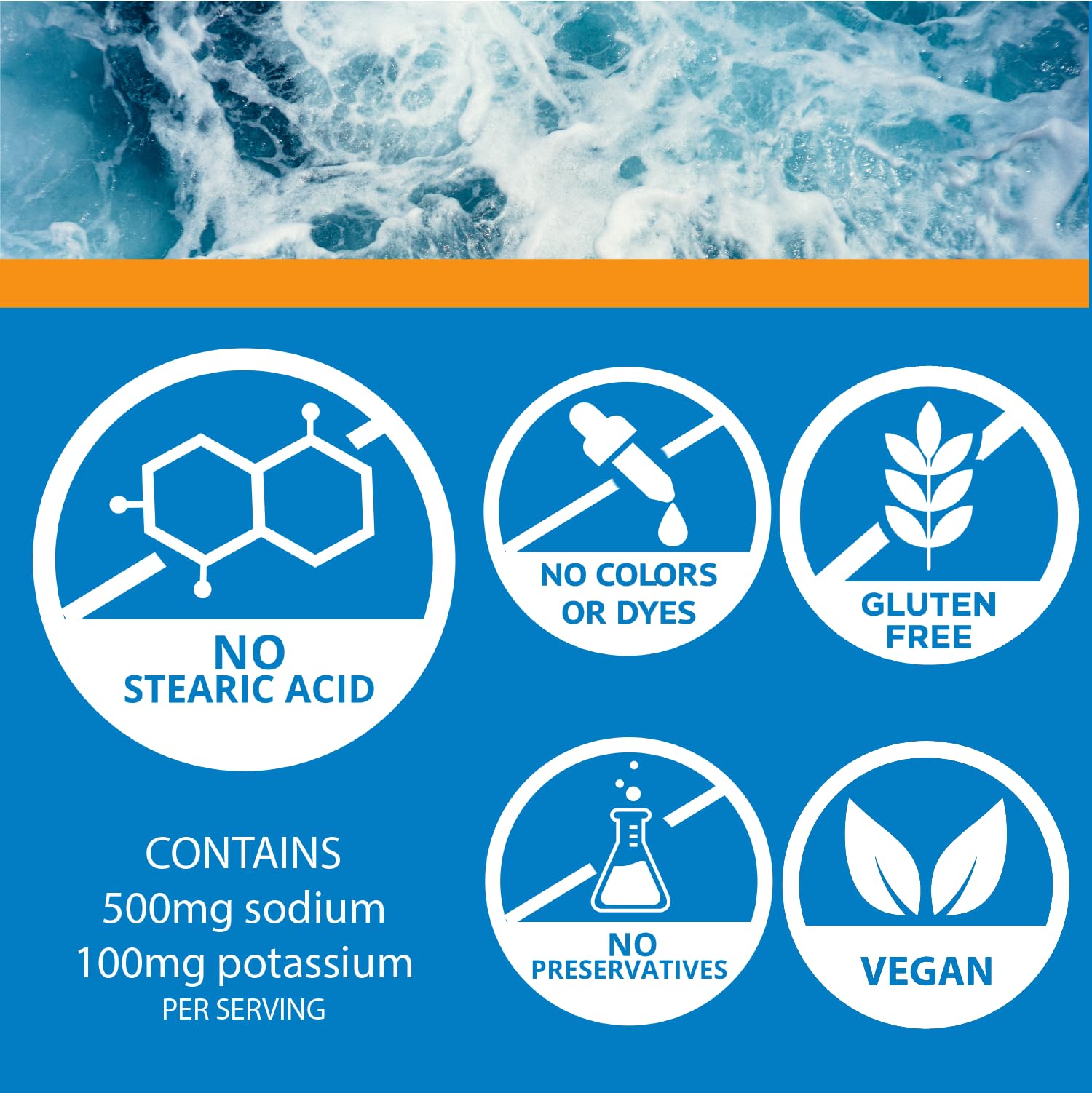 NormaLyte capsules being poured for quick rehydration during or after exercise.