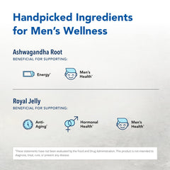 North American Herb & Spice Ashadrene label closeup highlighting royal jelly and withanolides
