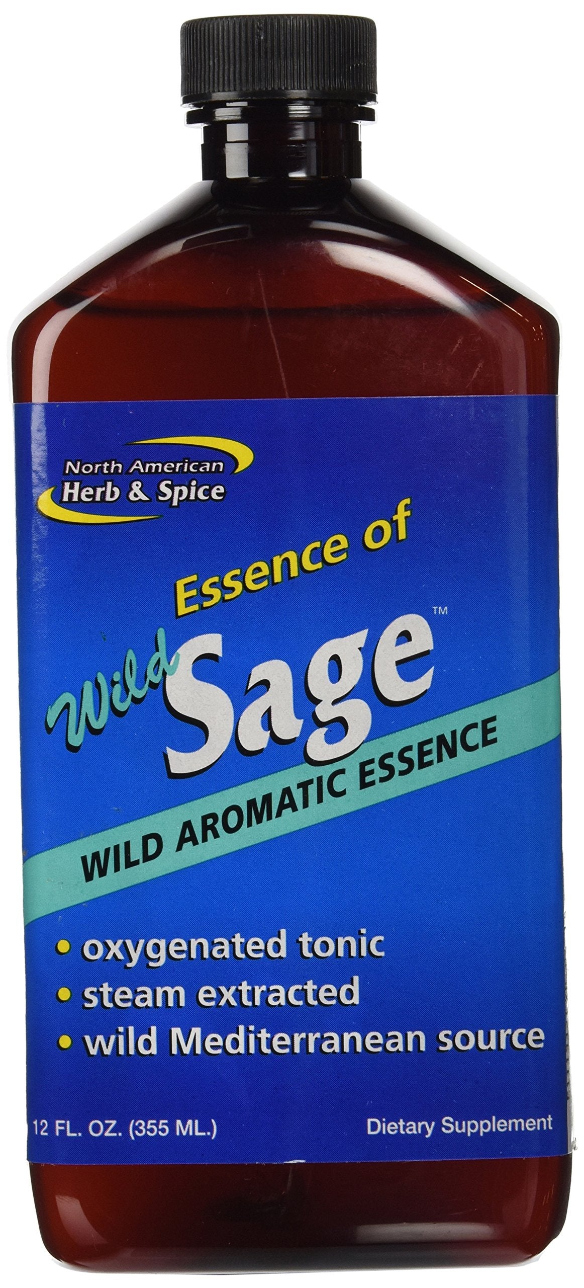 North American Herb & Spice Essence of Wild Sage ingredients scene emphasizes wild sourcing.