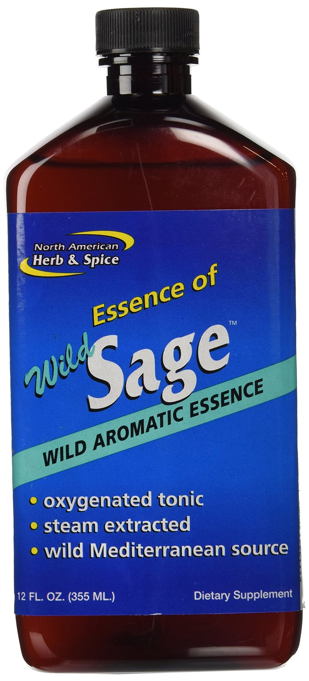 North American Herb & Spice Essence of Wild Sage ingredients scene emphasizes wild sourcing.