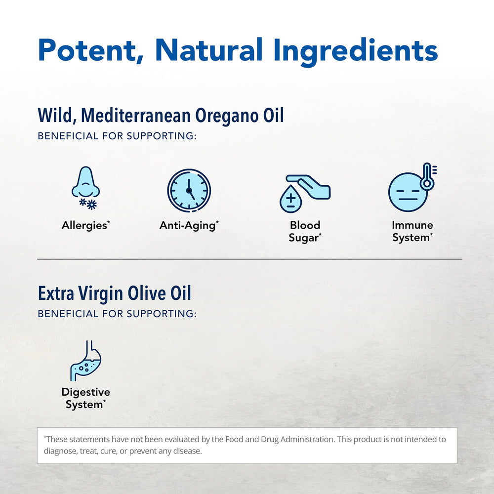 Front-label close-up showing non-GMO status and olive oil base of P73 softgels.