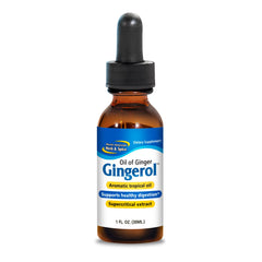 North American Herb & Spice Gingerol bottle pour for easy digestion-friendly dosing.