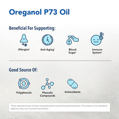 H2Orega micellized oregano oil droplets for smooth absorption.