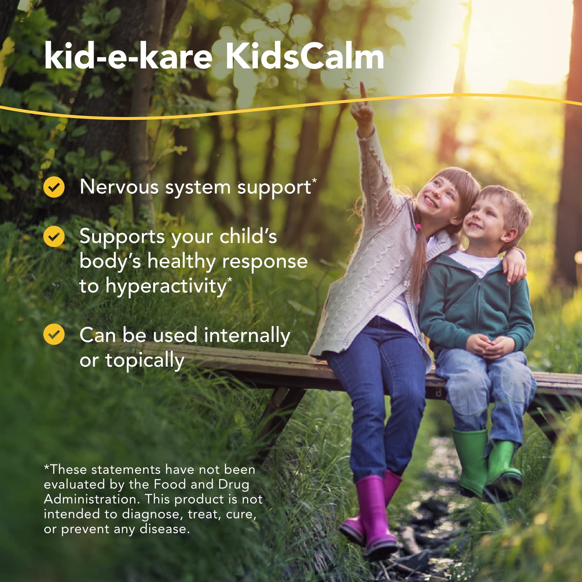 North American Herb and Spice Kid-e-kare drops close-up with precise dropper.
