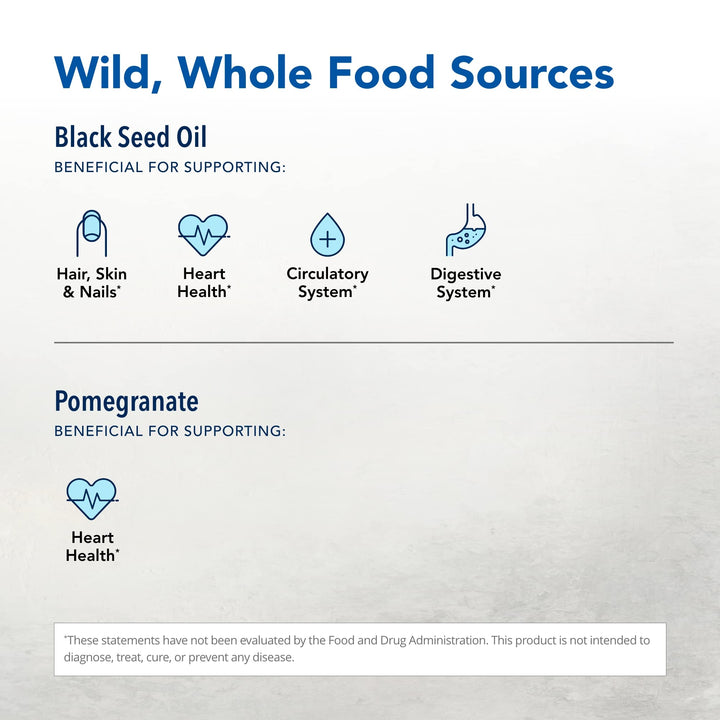 Muscadine-Pomegranate extract imagery emphasizes an antioxidant-rich blend.