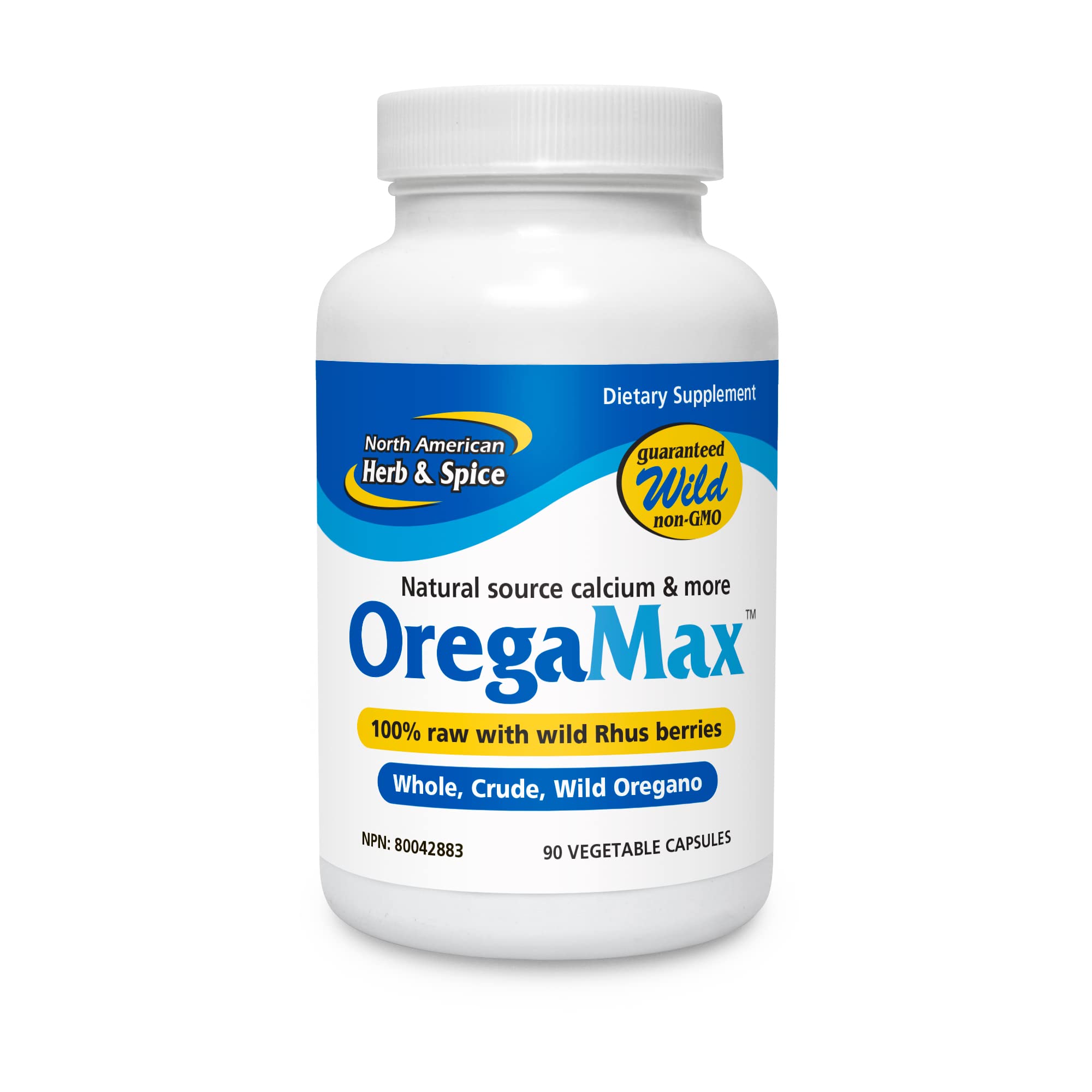 OregaMax bottle by NORTH AMERICAN HERB & SPICE for daily balance