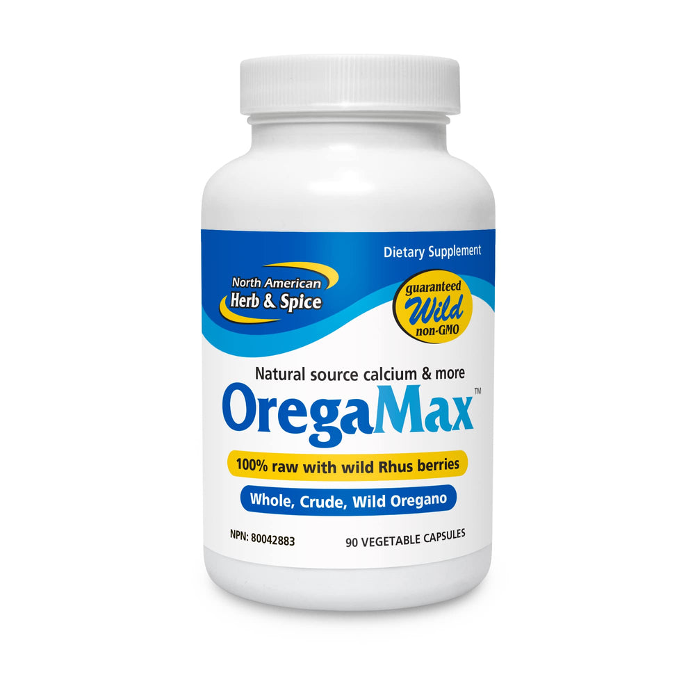 OregaMax bottle by NORTH AMERICAN HERB & SPICE for daily balance