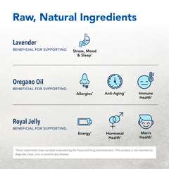 North American Herb & Spice Oreganol P73 Cream packaging emphasizes premium, remote-sourced ingredients.