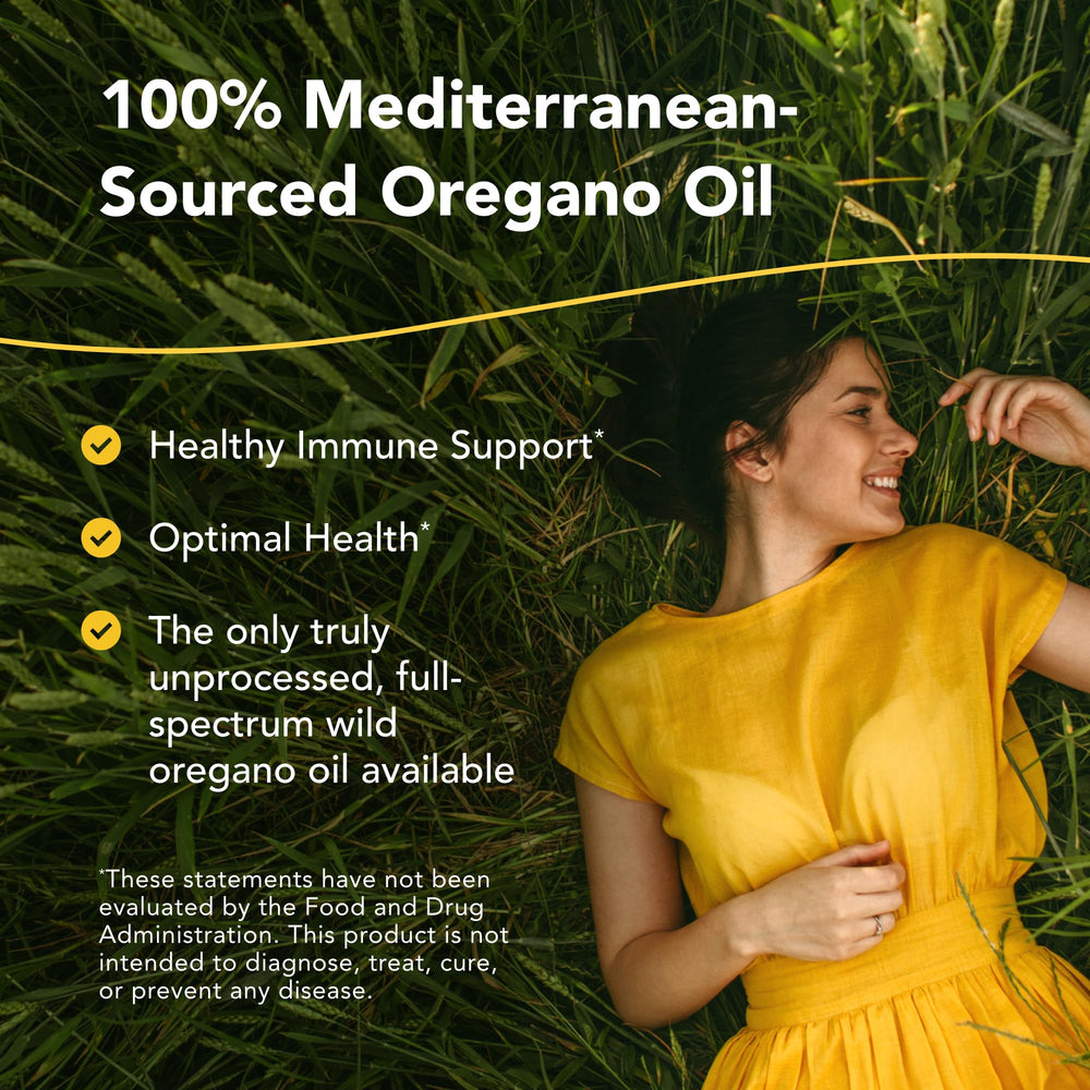 Two North American Herb & Spice Oreganol P73 bottles in premium packaging.