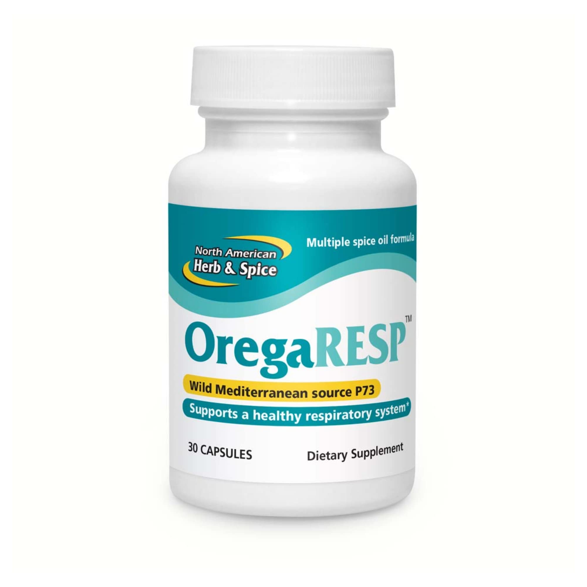North American Herb & Spice OregaRESP bottle for daily wellness and respiratory comfort.