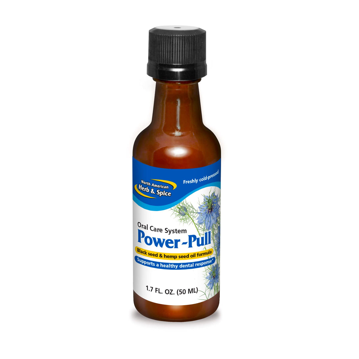 North American Herb & Spice Power-Pull bottle pour for daily oral care