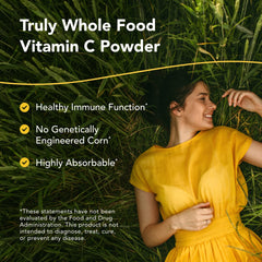 Purely-C capsules ready for daily supplementation with natural vitamin C sources.