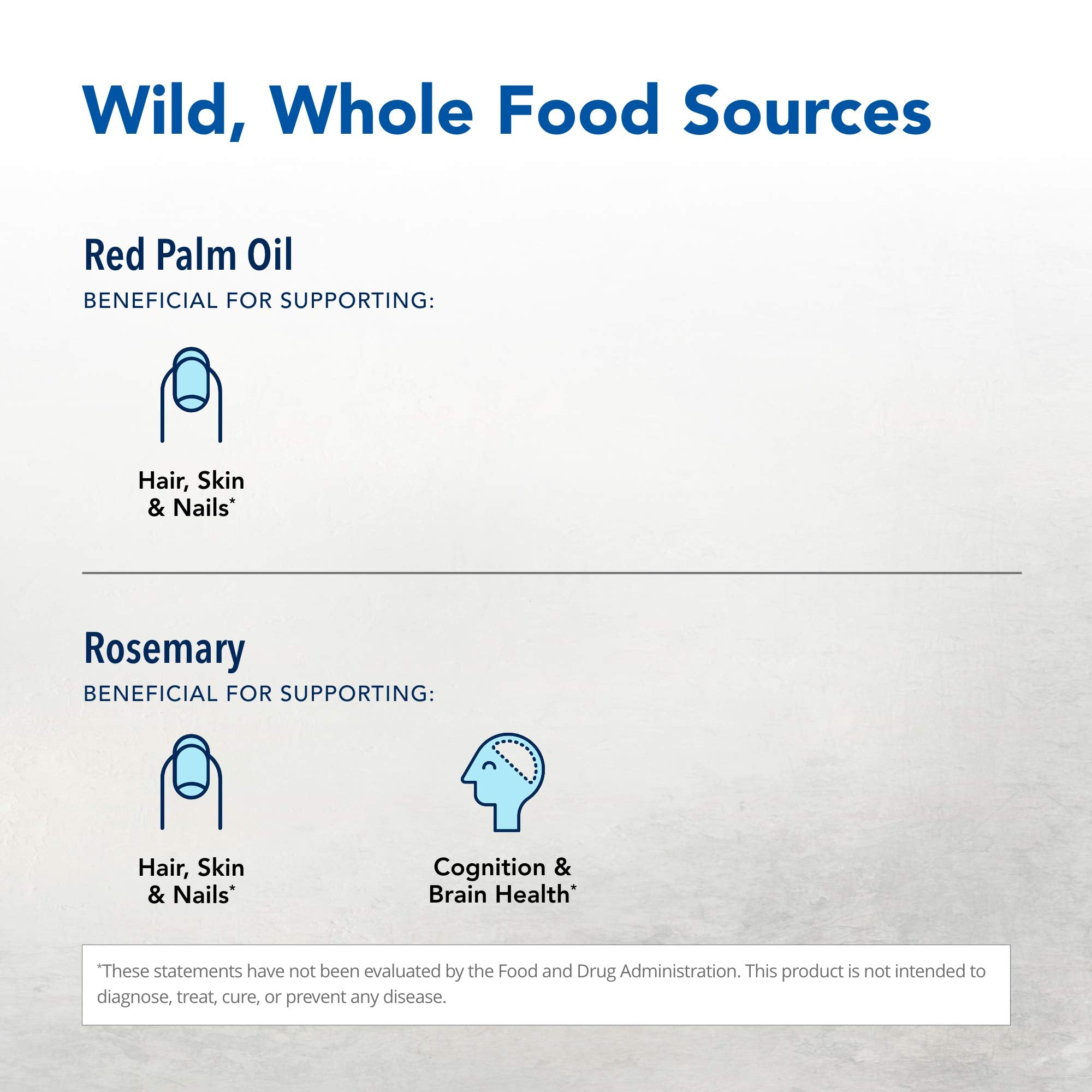 Sunflower oil-based vitamin E in Purely-E supports natural nutrition.