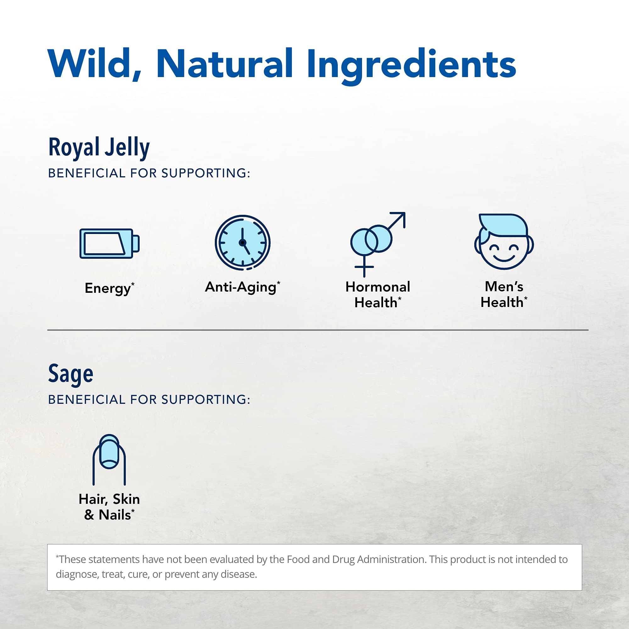 North American Herb & Spice Royal Power royal jelly concentrate demonstrates a potent natural vitamin source.