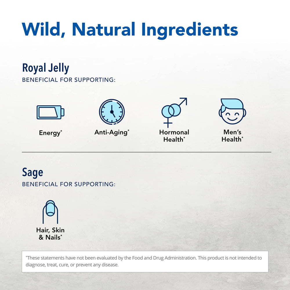 North American Herb & Spice Royal Power royal jelly concentrate demonstrates a potent natural vitamin source.