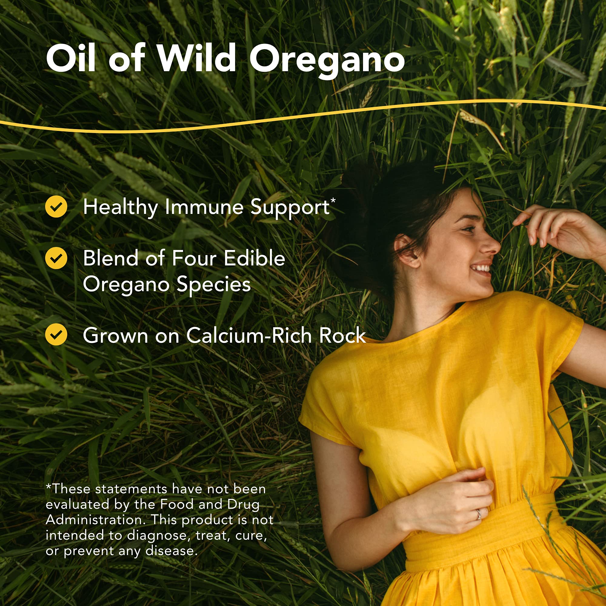 Oreganol P73 wild oregano oil bottle highlighting pure high-mountain origins for versatile daily use.
