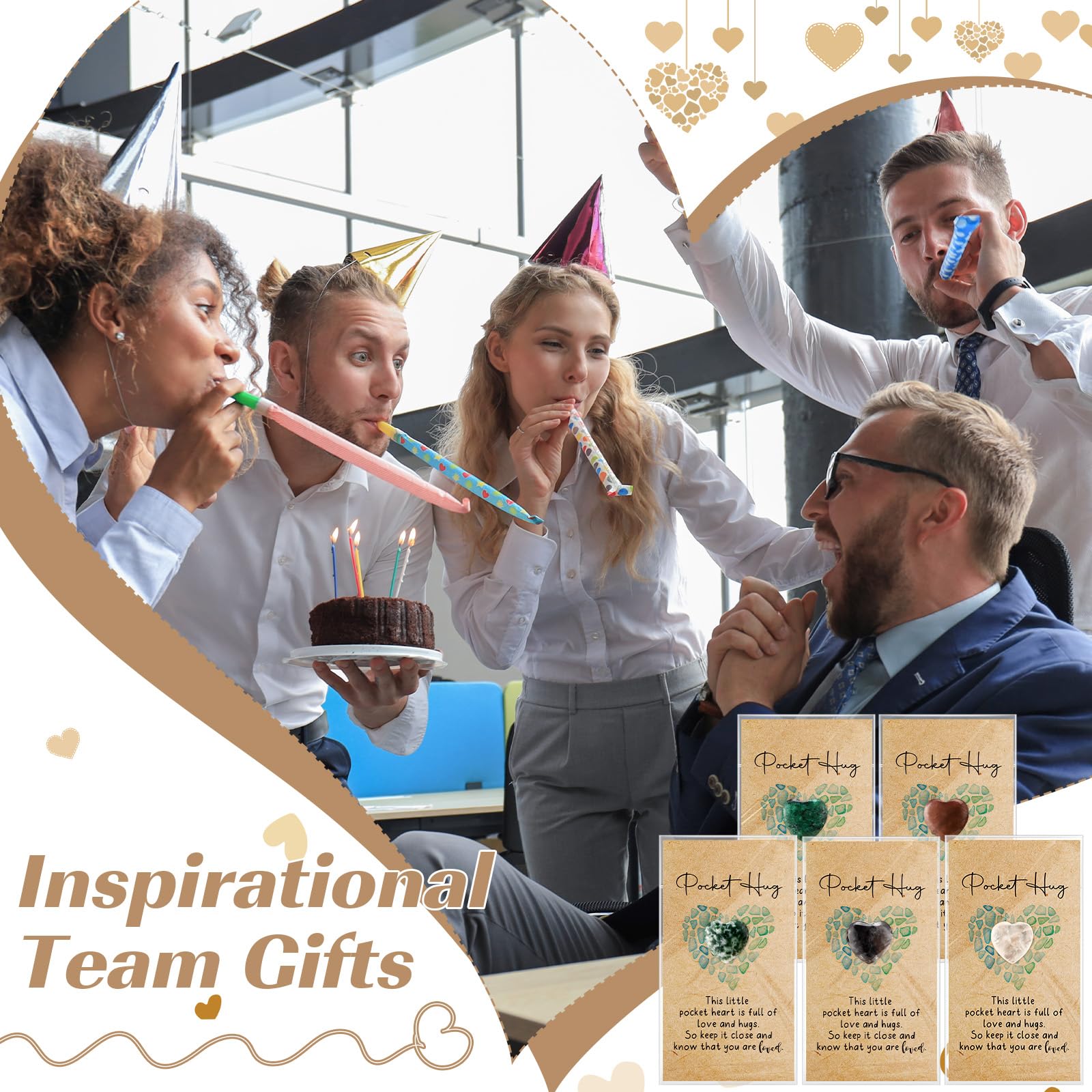 Nosiny Kraft pocket hug cards add rustic charm to gifts