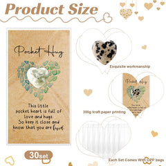 Nosiny 30 opp bags keep hearts organized for gifting