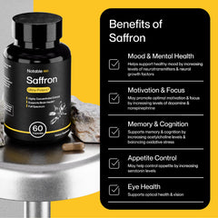 Notable saffron third-party testing seal—indicating purity and potency.
