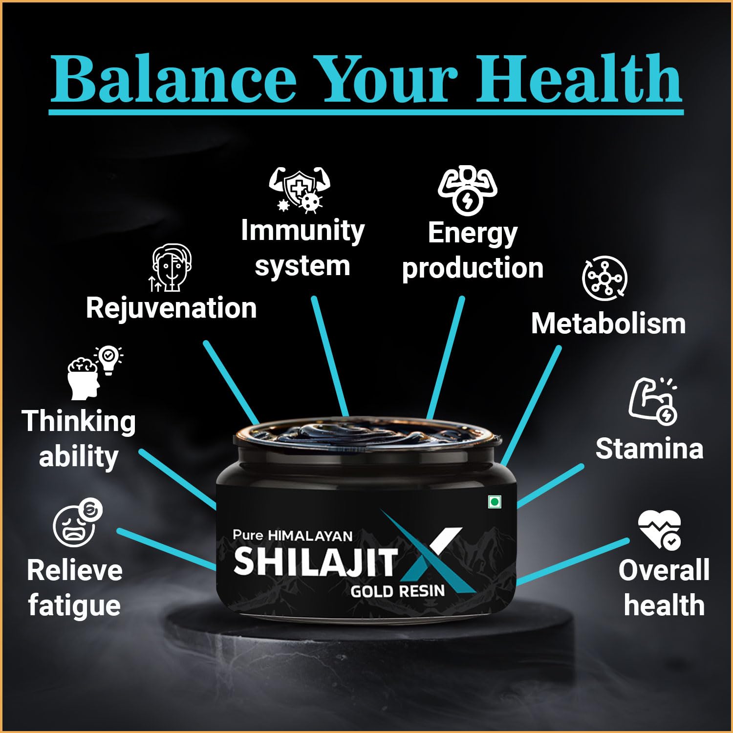 NOTTY BOY Shilajit resin dissolving in warm water for easy use