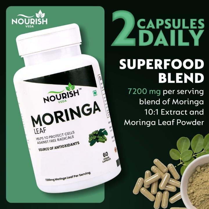 NOURISH VEDA vegan gluten-free capsules for inclusive diets.