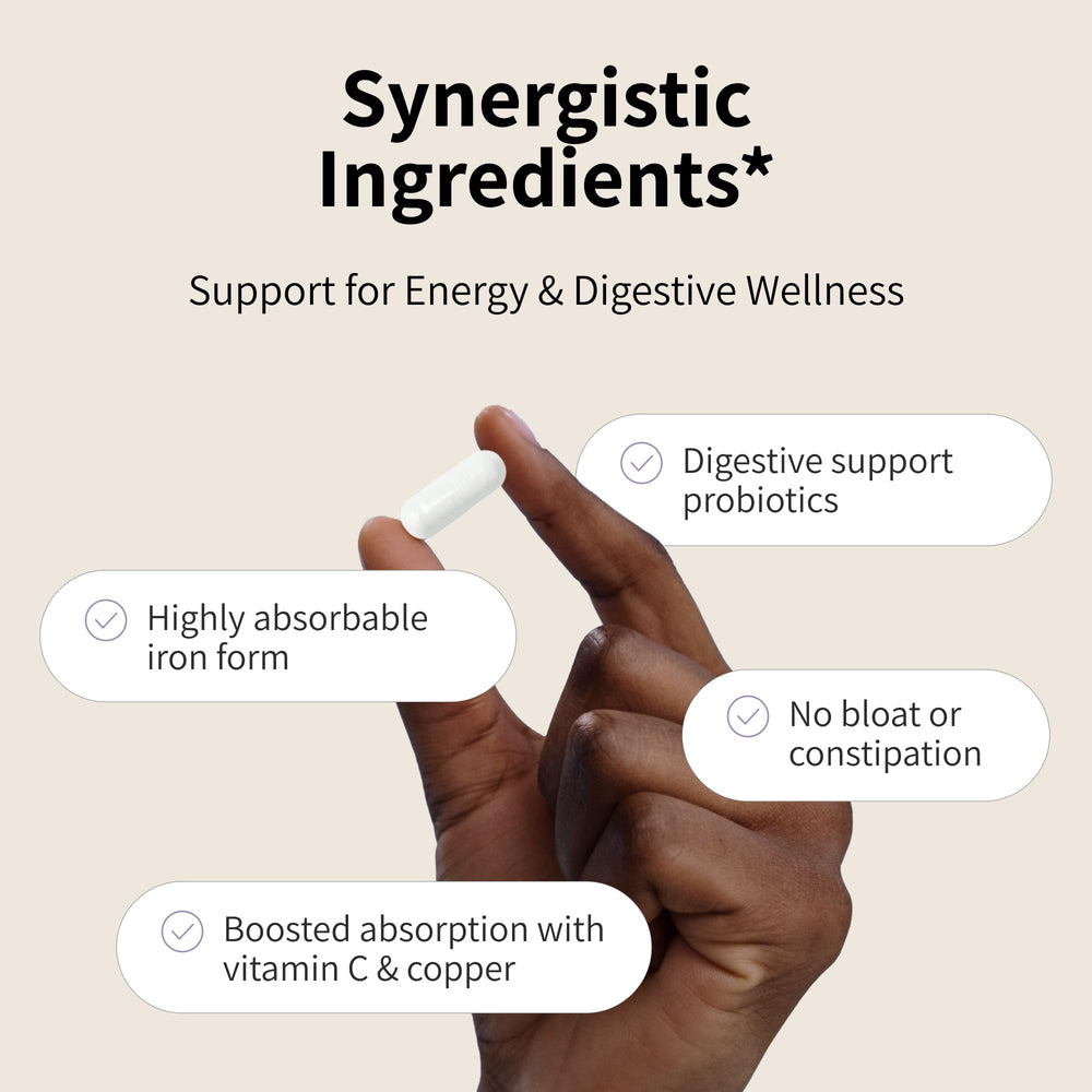 Nourished ProbIron vitamin C and copper synergy illustration