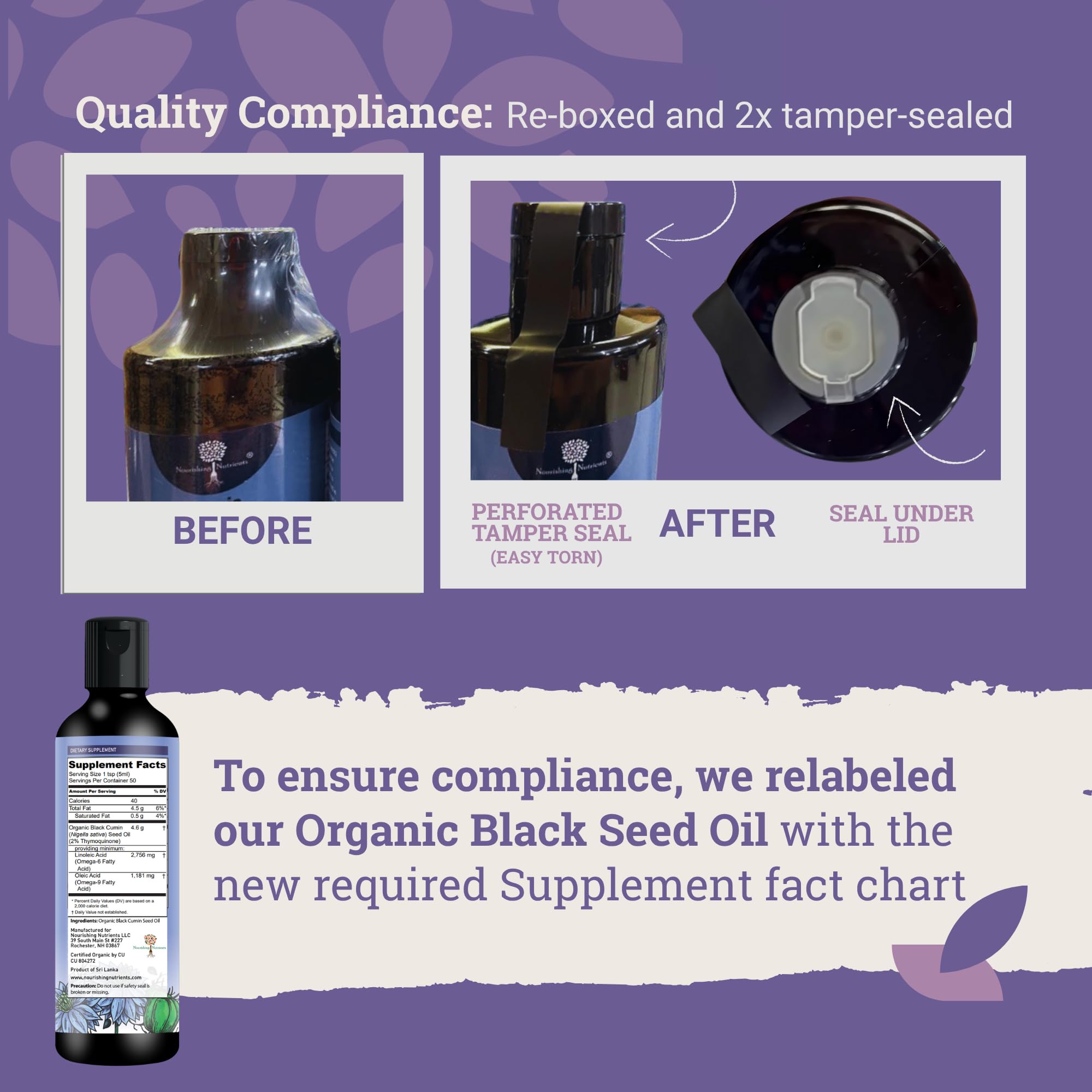 Nourishing Nutrients anti-inflammatory relief concept with bottle and dropper