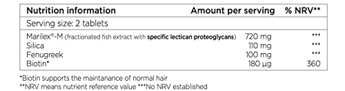 Nourkrin Man fenugreek and omega-3 graphic for key ingredients.