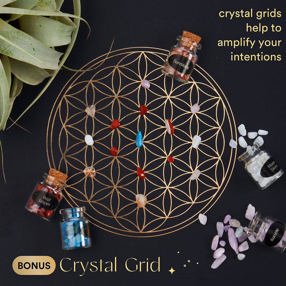 Nova Crystals gift box includes brochure to learn each crystal.