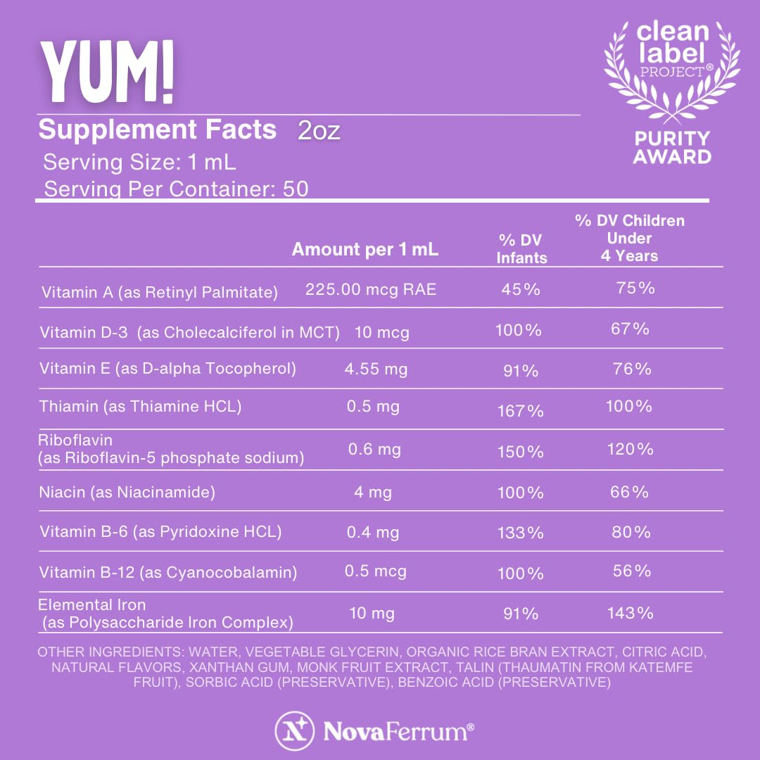 NovaFerrum Yum dosing spoon for precise, easy servings.