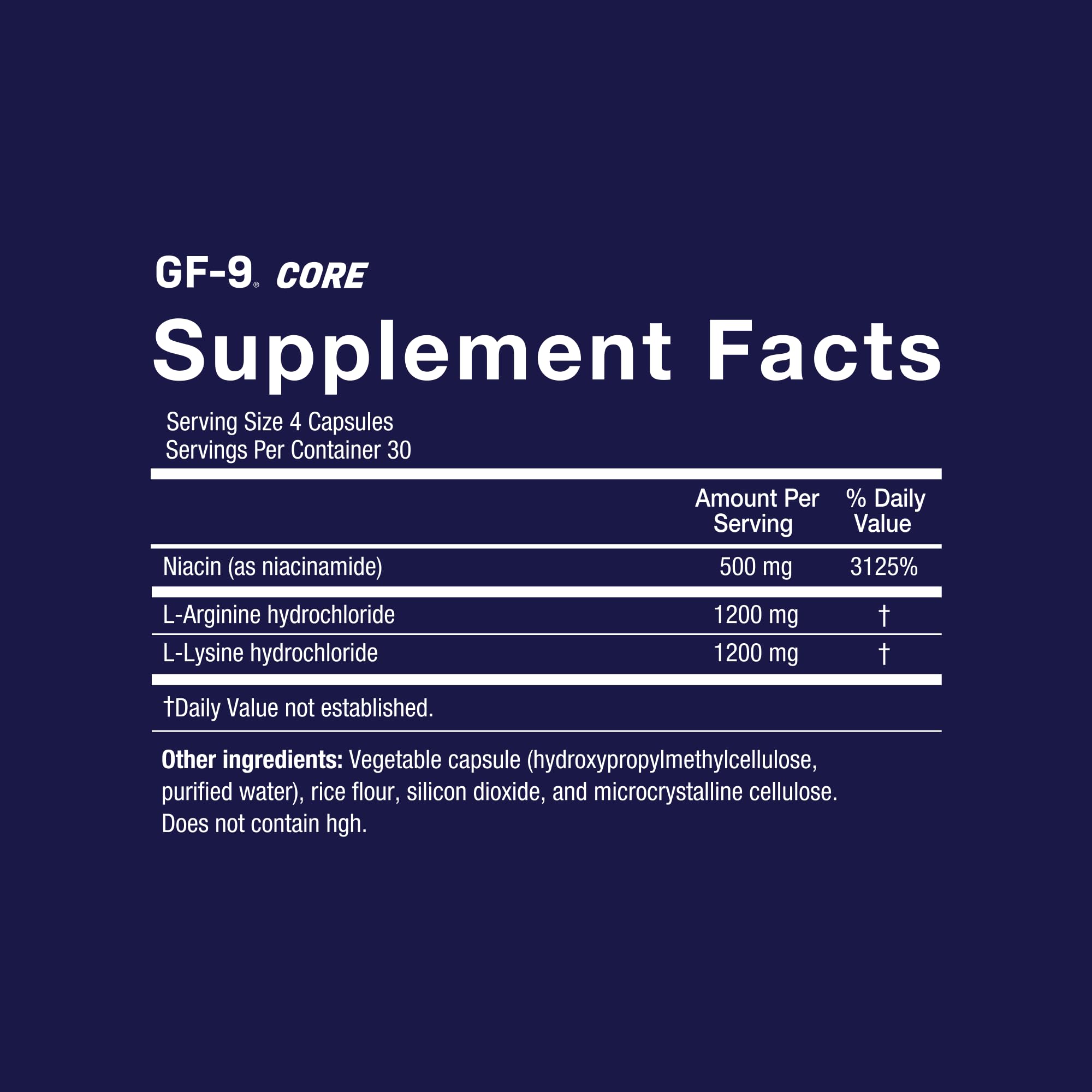 Label close-up communicates a clinically dosed formulation