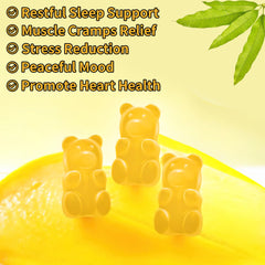 Novomins magnesium-glycinate gummies close-up texture soft and chewable for daily routine