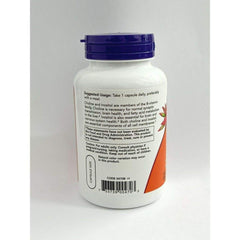 NOW Choline and Inositol capsules ready for easy daily supplementation.