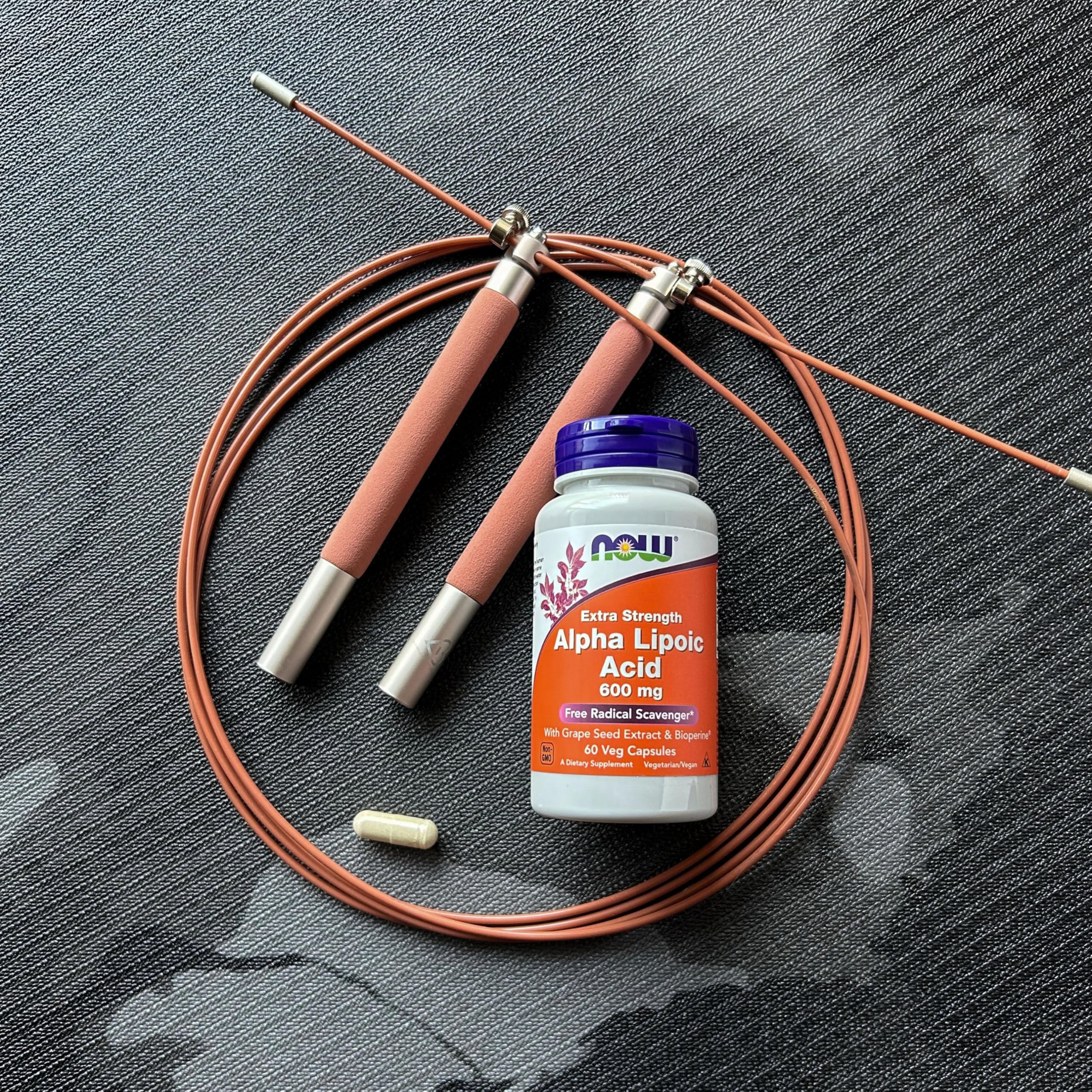 NOW Foods 60-count bottle shown from the side for daily use
