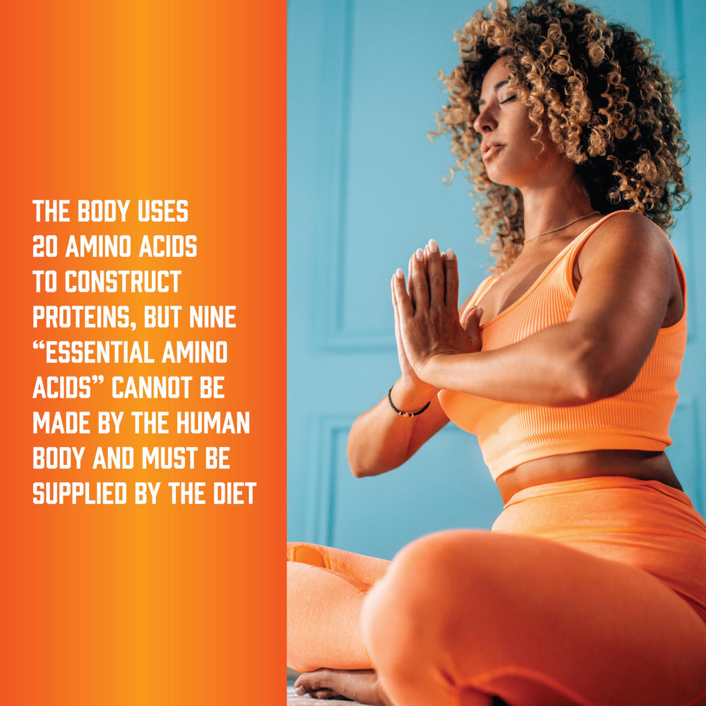 Icon showing 60 servings of NOW Foods Amino-9 Essentials