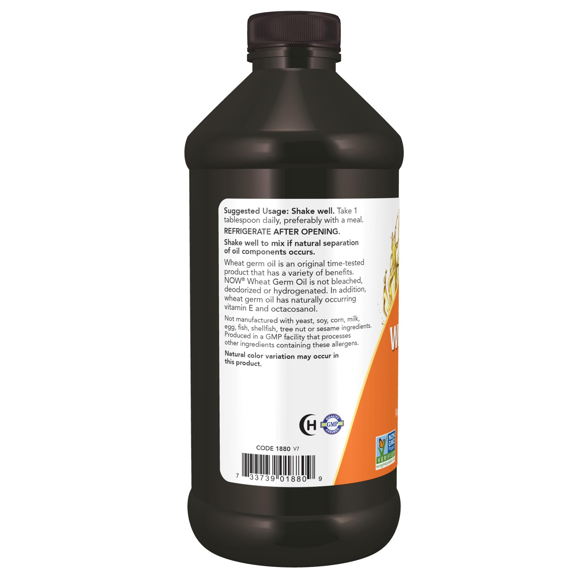 NOW Foods Aceite de germen de trigo, cocinar: opción versátil para platos ligeros