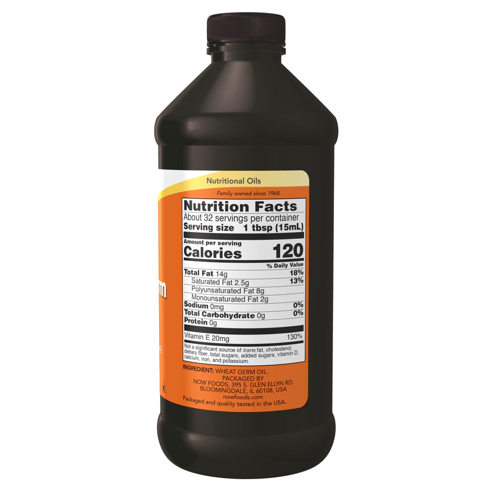 NOW Foods Aceite de germen de trigo, ensaladas: aporta sabor y nutrientes naturales