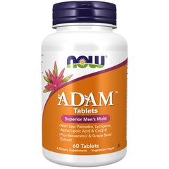 NOW Foods ADAM bottle front view for daily wellness support