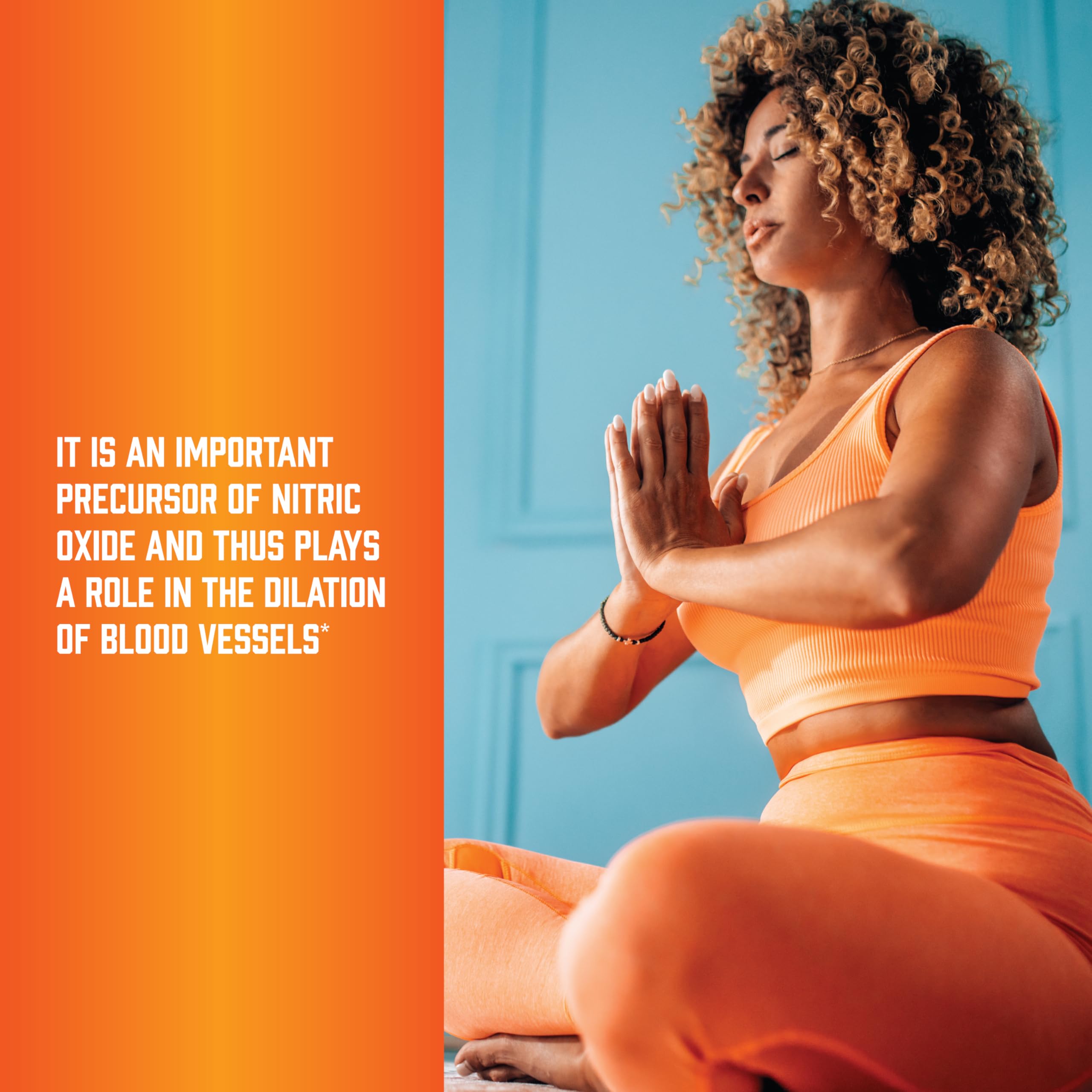 NOW Foods Arginine nutrition facts label highlights dosage details