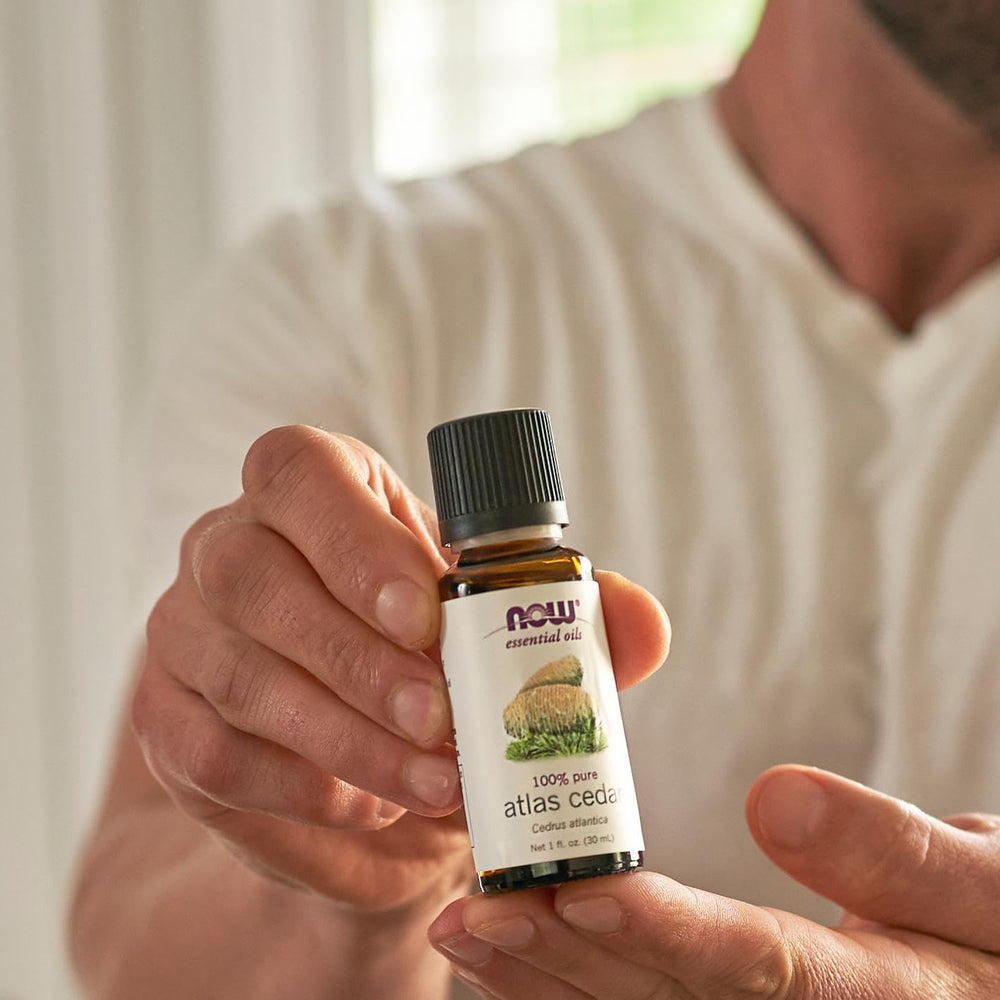 Atlas Cedar Oil with child-resistant cap for safe everyday use