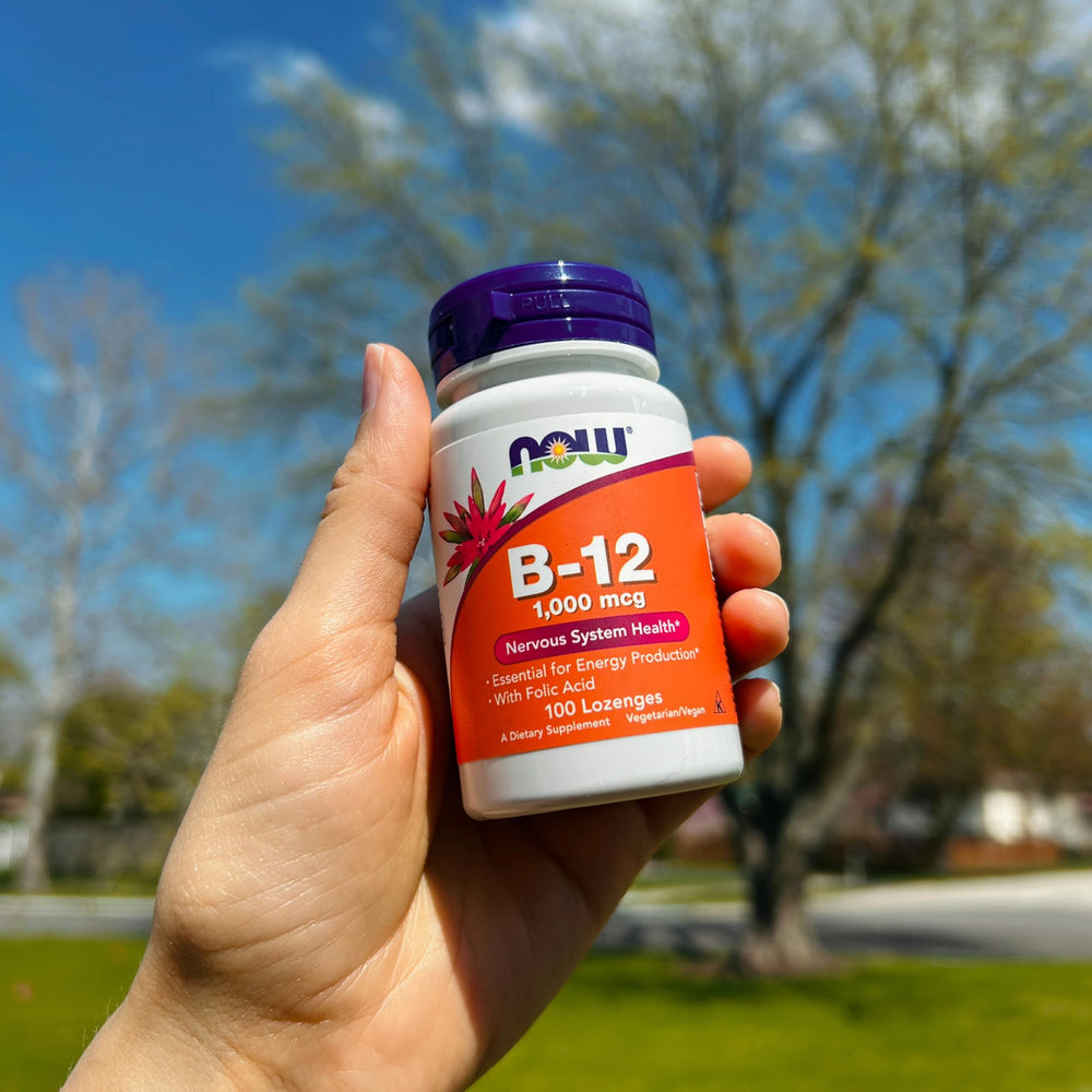 NOW Foods B-12 chewable lozenge supports homocysteine metabolism