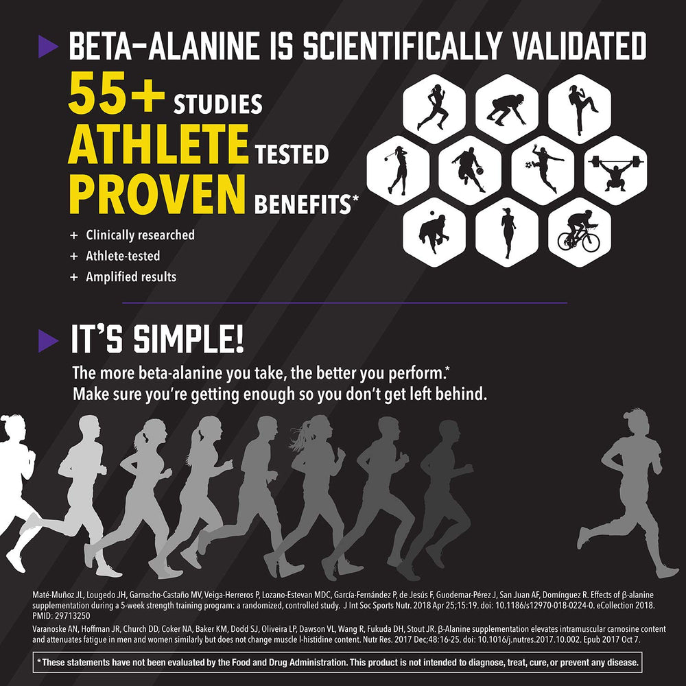 NOW Foods Beta-Alanine powder in smoothies for endurance support.